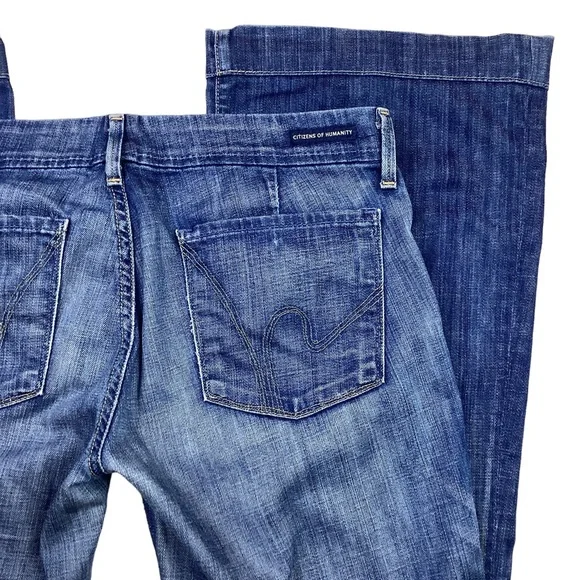 Citizens of Humanity COH Faye Stretch Low Waist Full Leg Jean